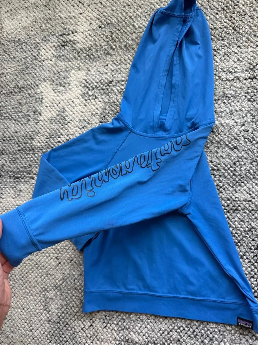 Patagonia Boys 4T Capilene Cool Hooded UPF Swim Rash Guard Shirt